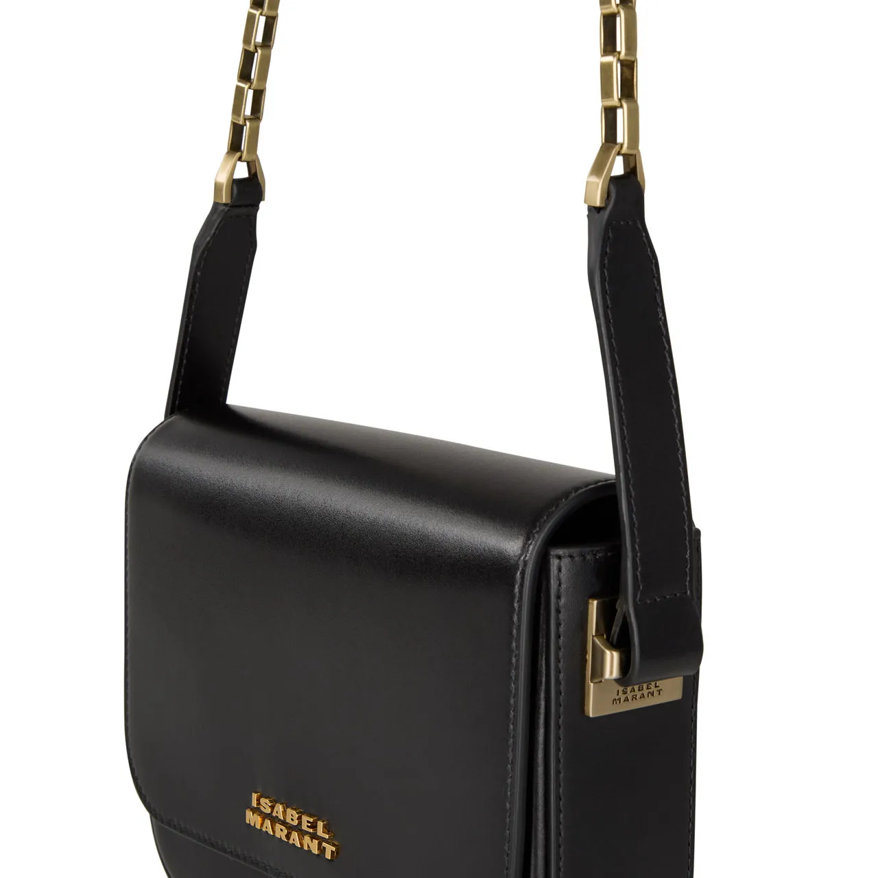 ISABEL MARANT Lizza Small Crossbody Bag - Black