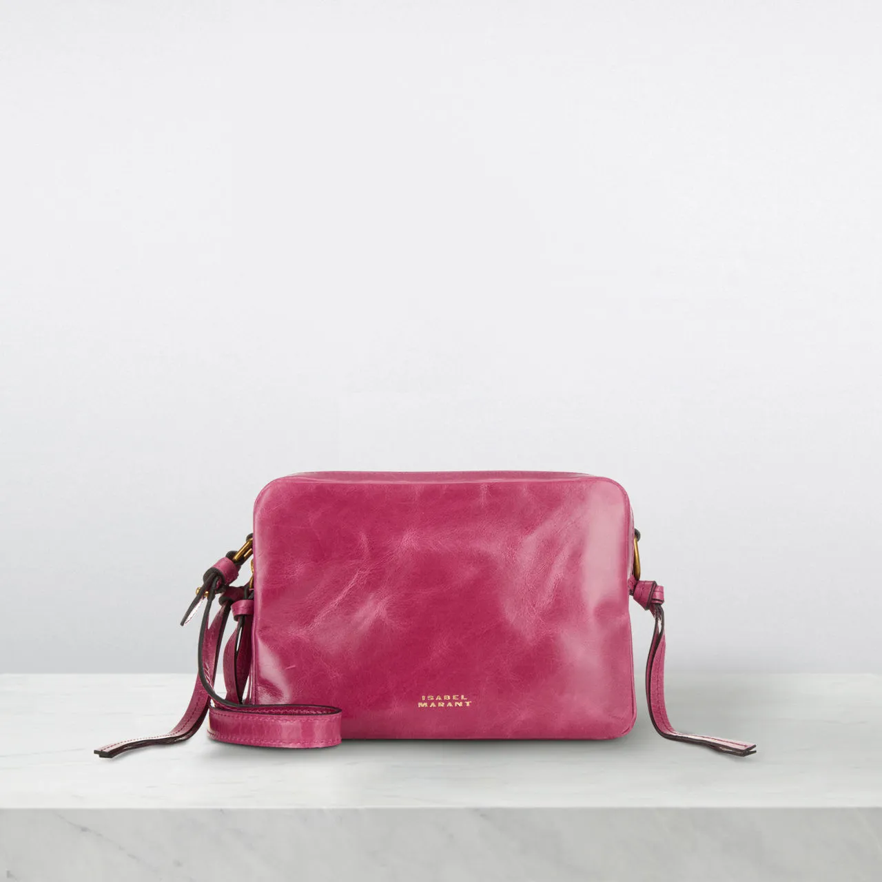 ISABEL MARANT Wardy Crossbody Bag - Orchid