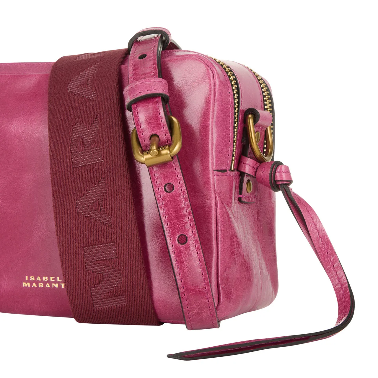 ISABEL MARANT Wardy Crossbody Bag - Orchid