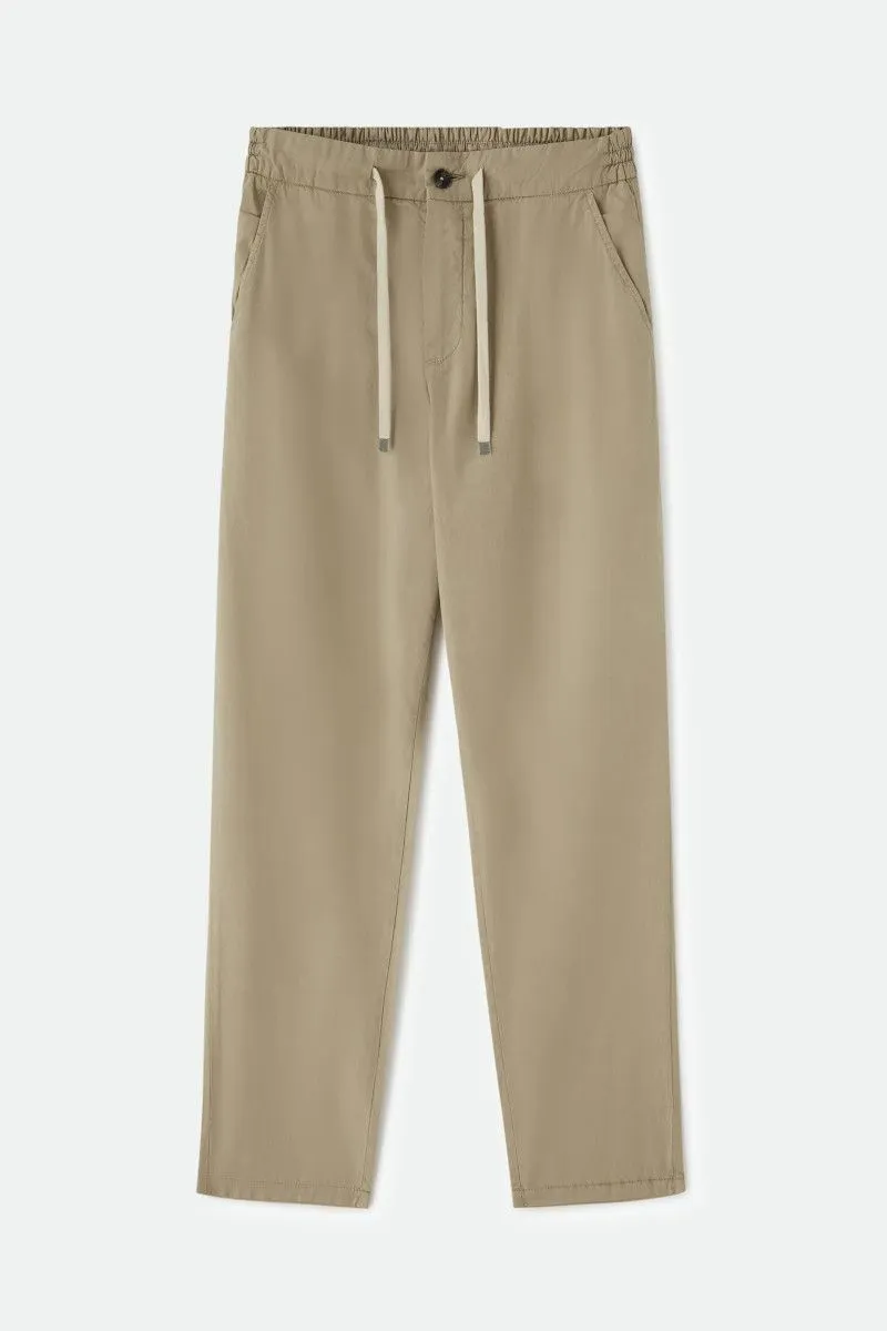 Joggers in popeline uomo Beige