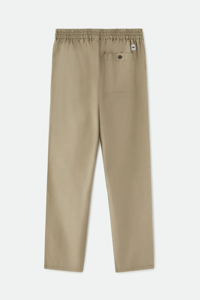 Joggers in popeline uomo Beige