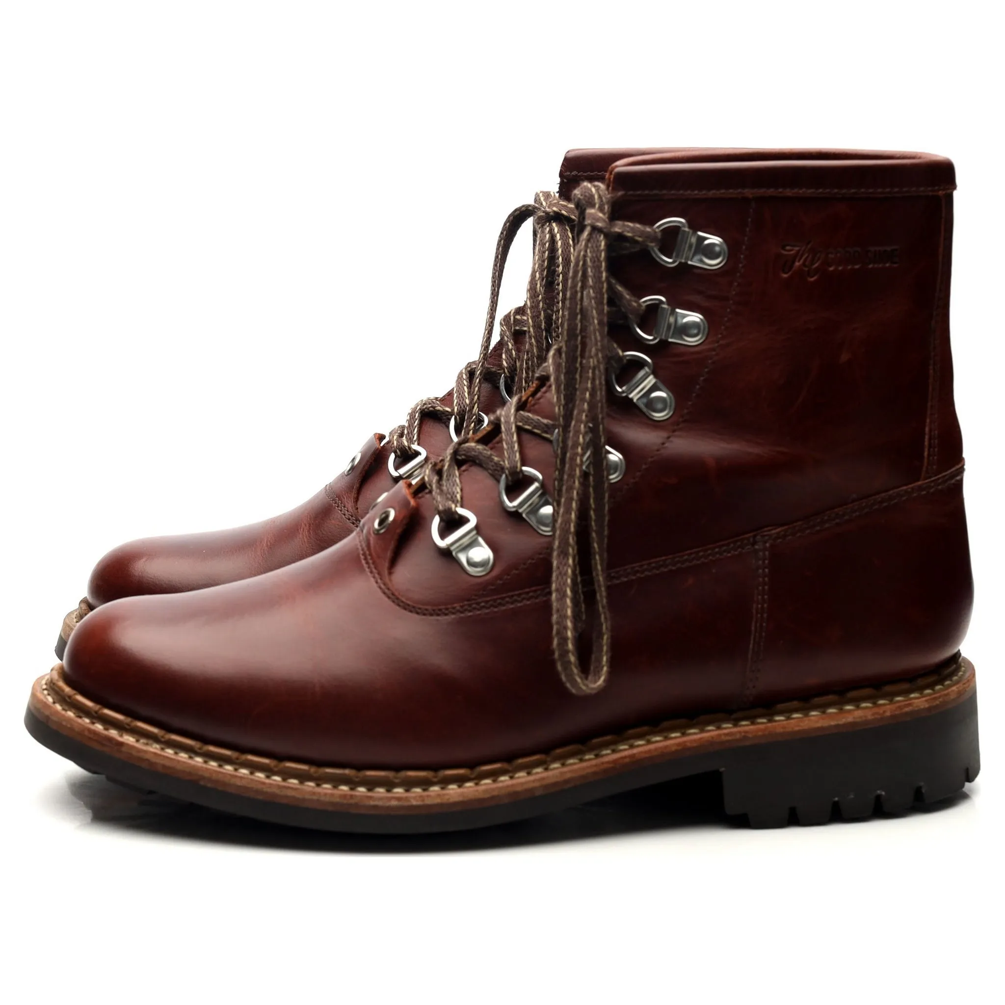 'Justin' Brown Leather Boots UK 6 G