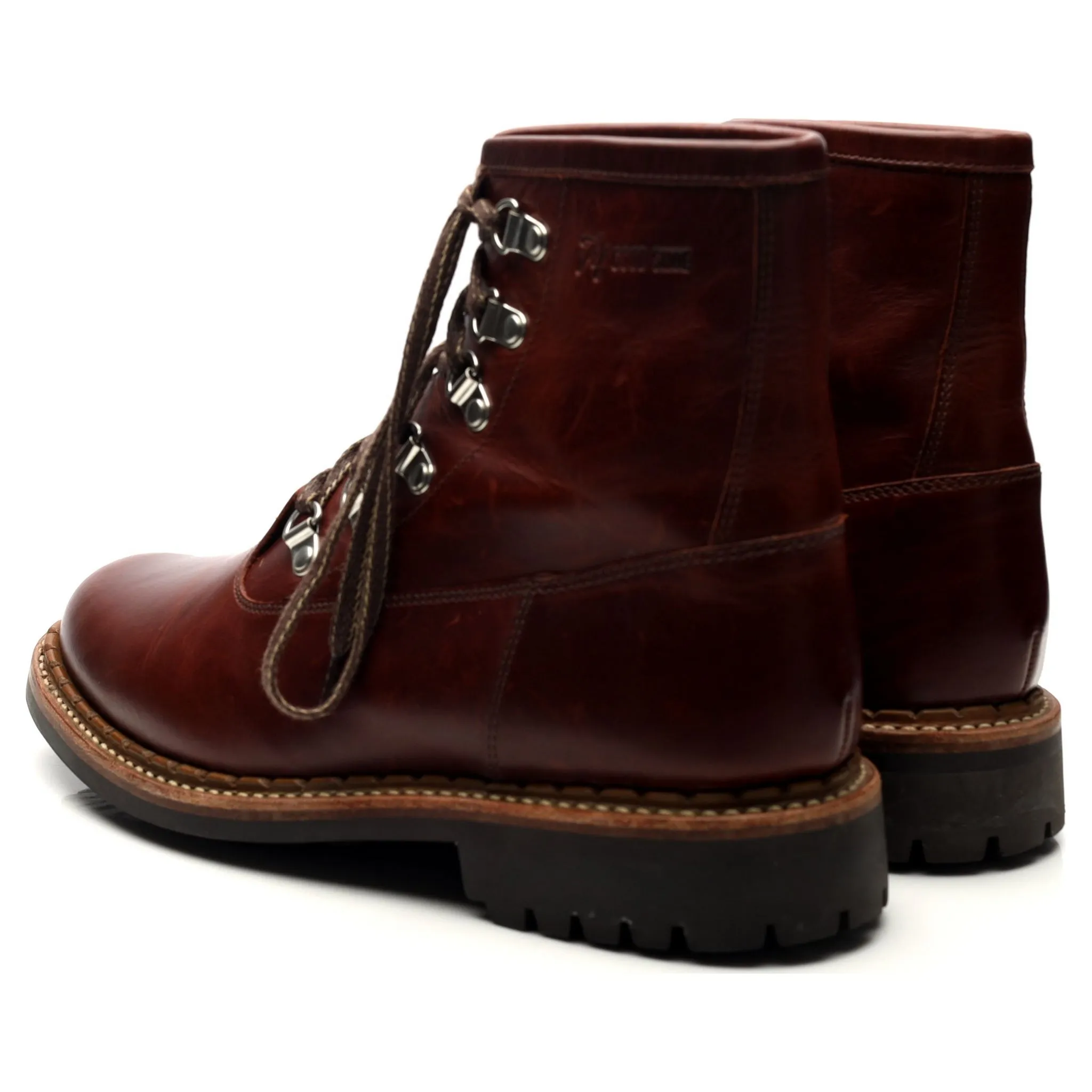 'Justin' Brown Leather Boots UK 6 G