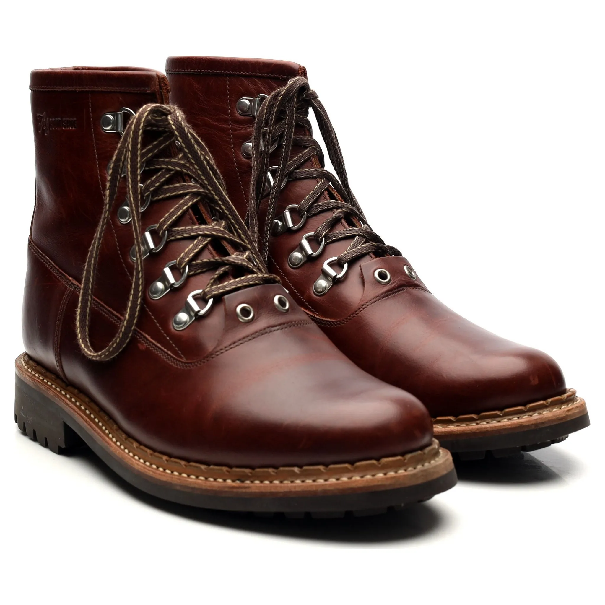 'Justin' Brown Leather Boots UK 6 G