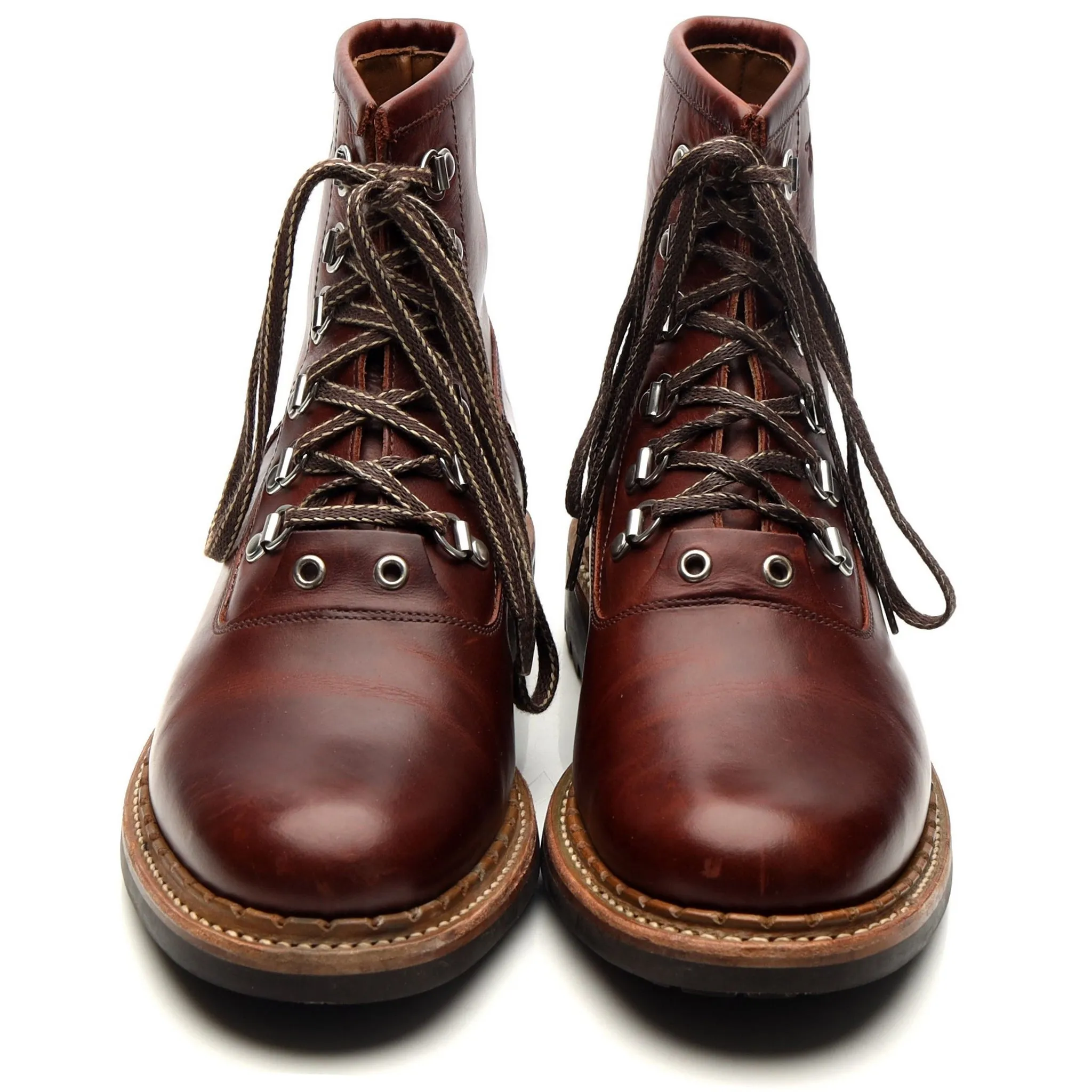 'Justin' Brown Leather Boots UK 6 G