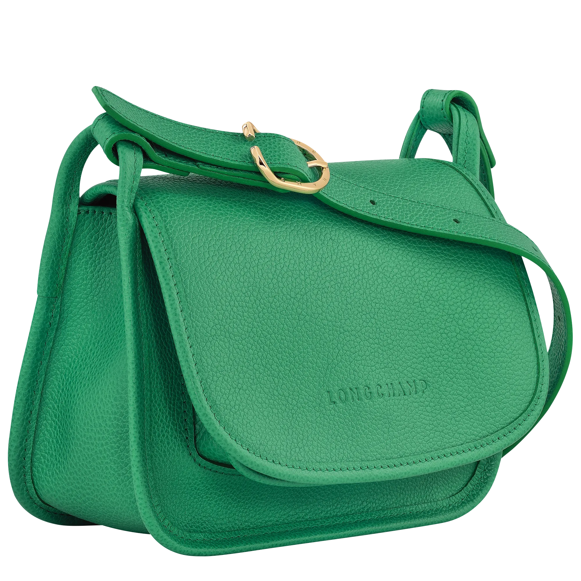 Le Foulonné S Crossbody bag Green - Leather