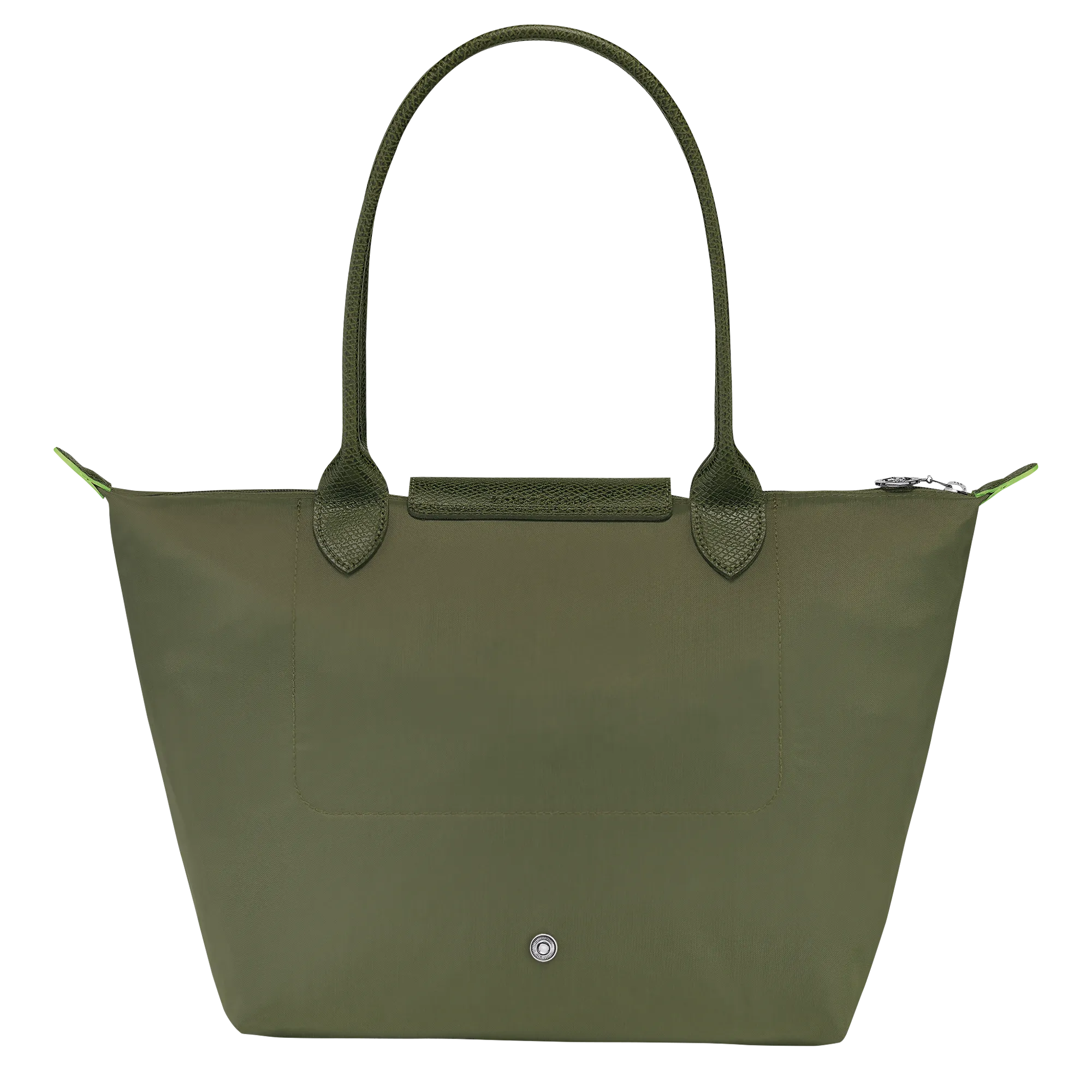 Le Pliage Green M Tote bag Forest - Recycled canvas