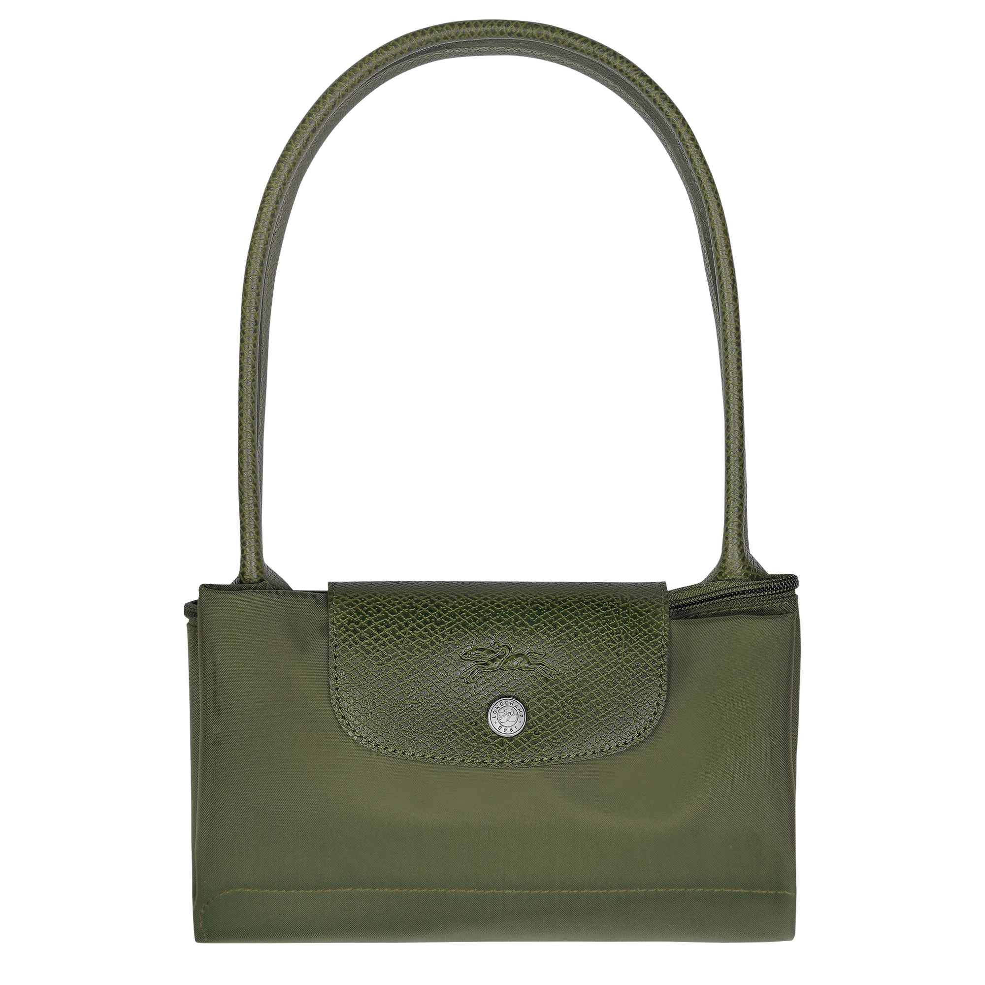 Le Pliage Green M Tote bag Forest - Recycled canvas