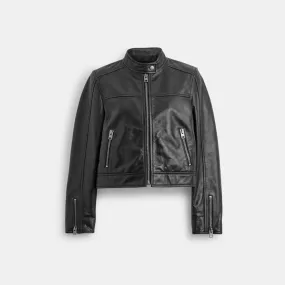 LEATHER RACING JACKET