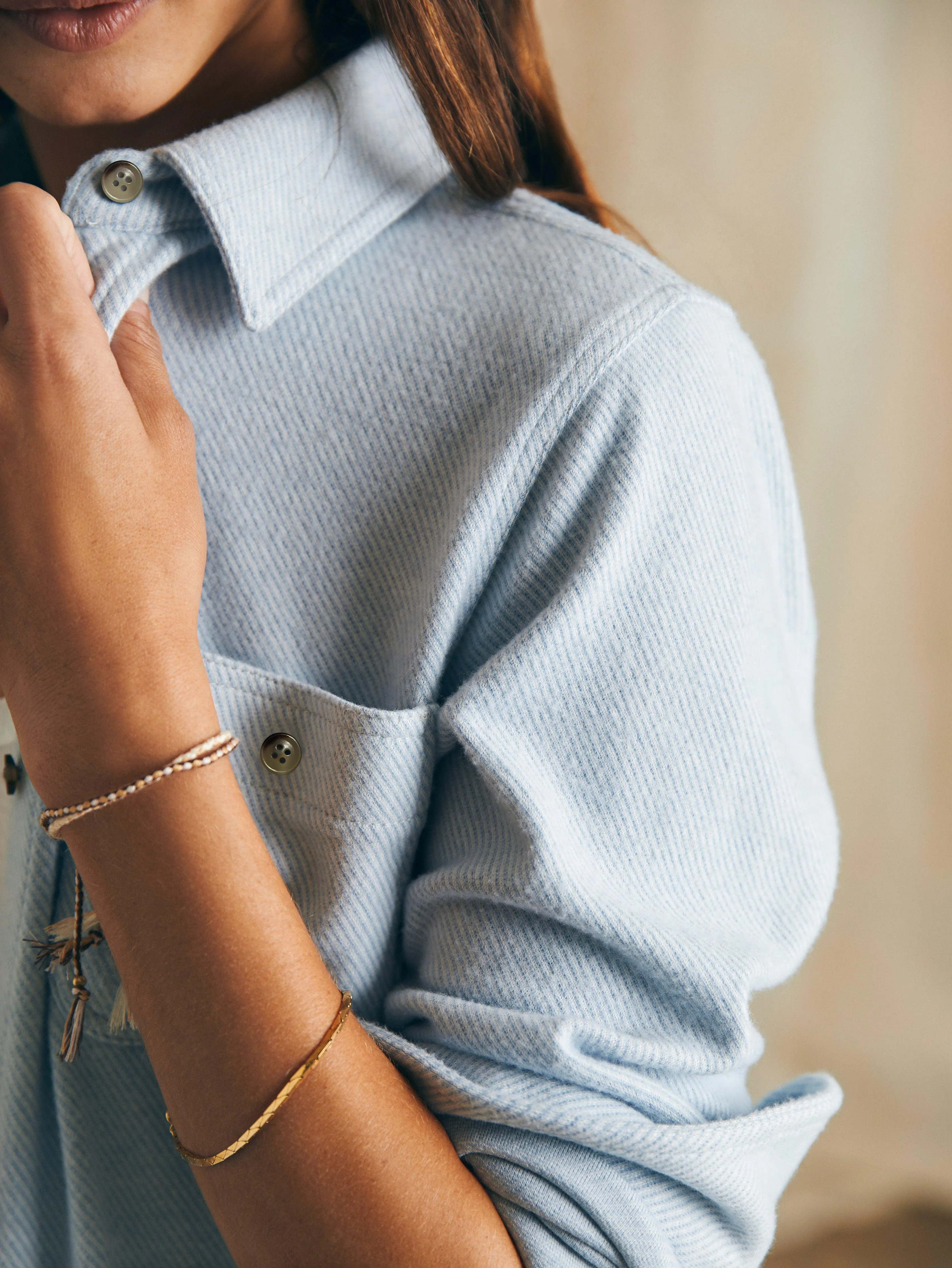 Legend Sweater Shirt - Ice Blue Twill