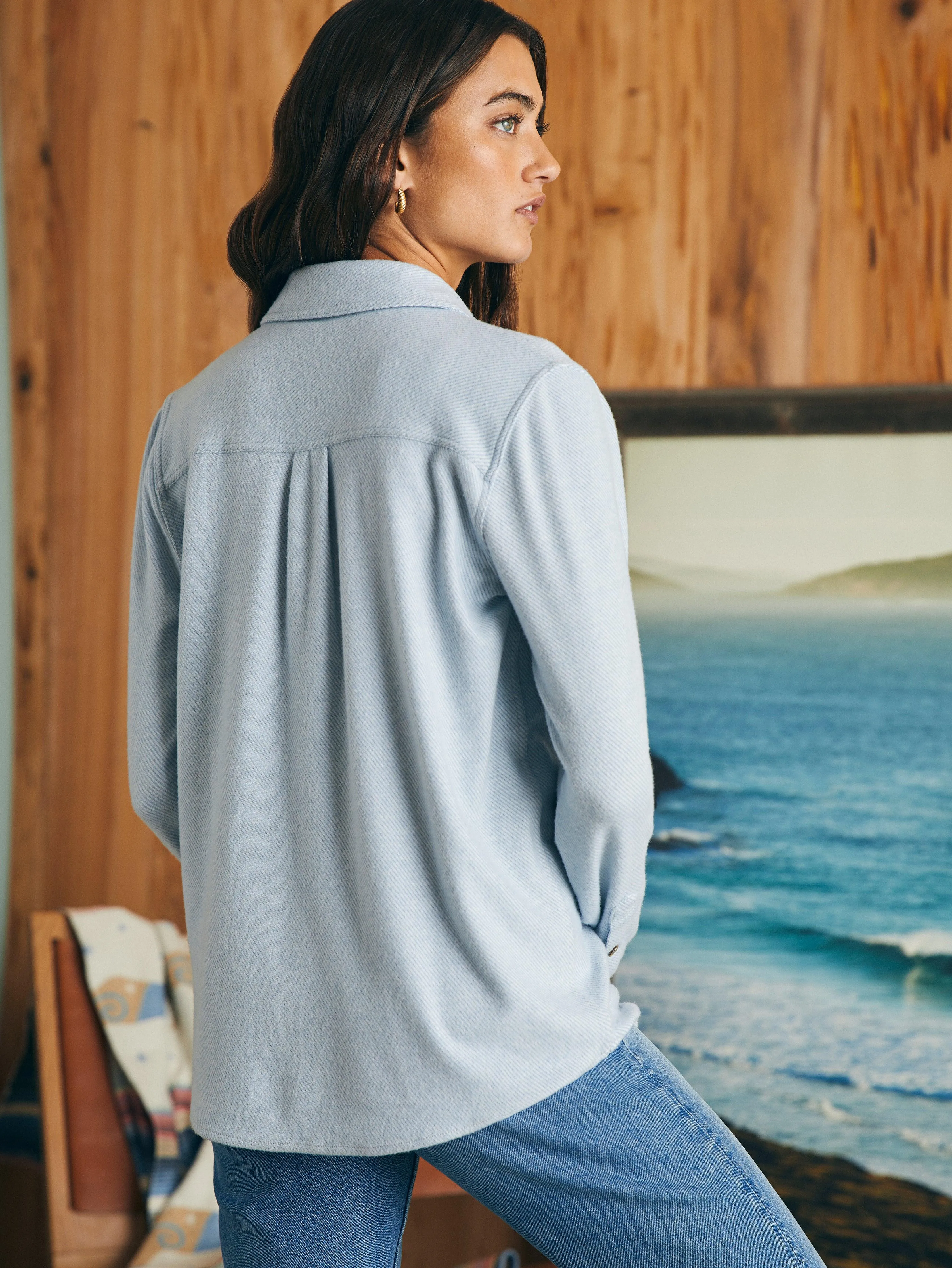 Legend Sweater Shirt - Ice Blue Twill