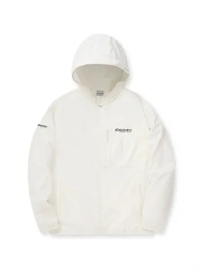 Lightweight Packable Windbreaker Cream