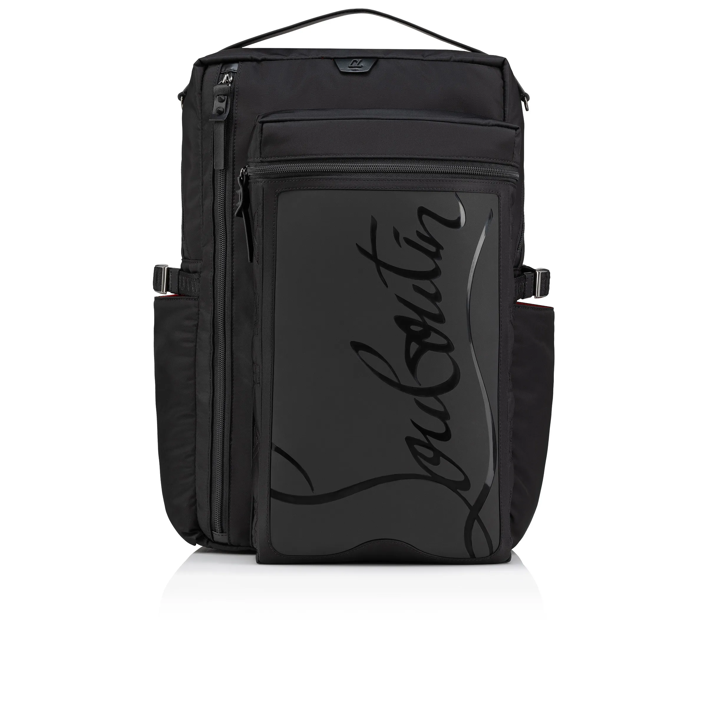 Loubideal Backpack - Rubber and fabric - Black