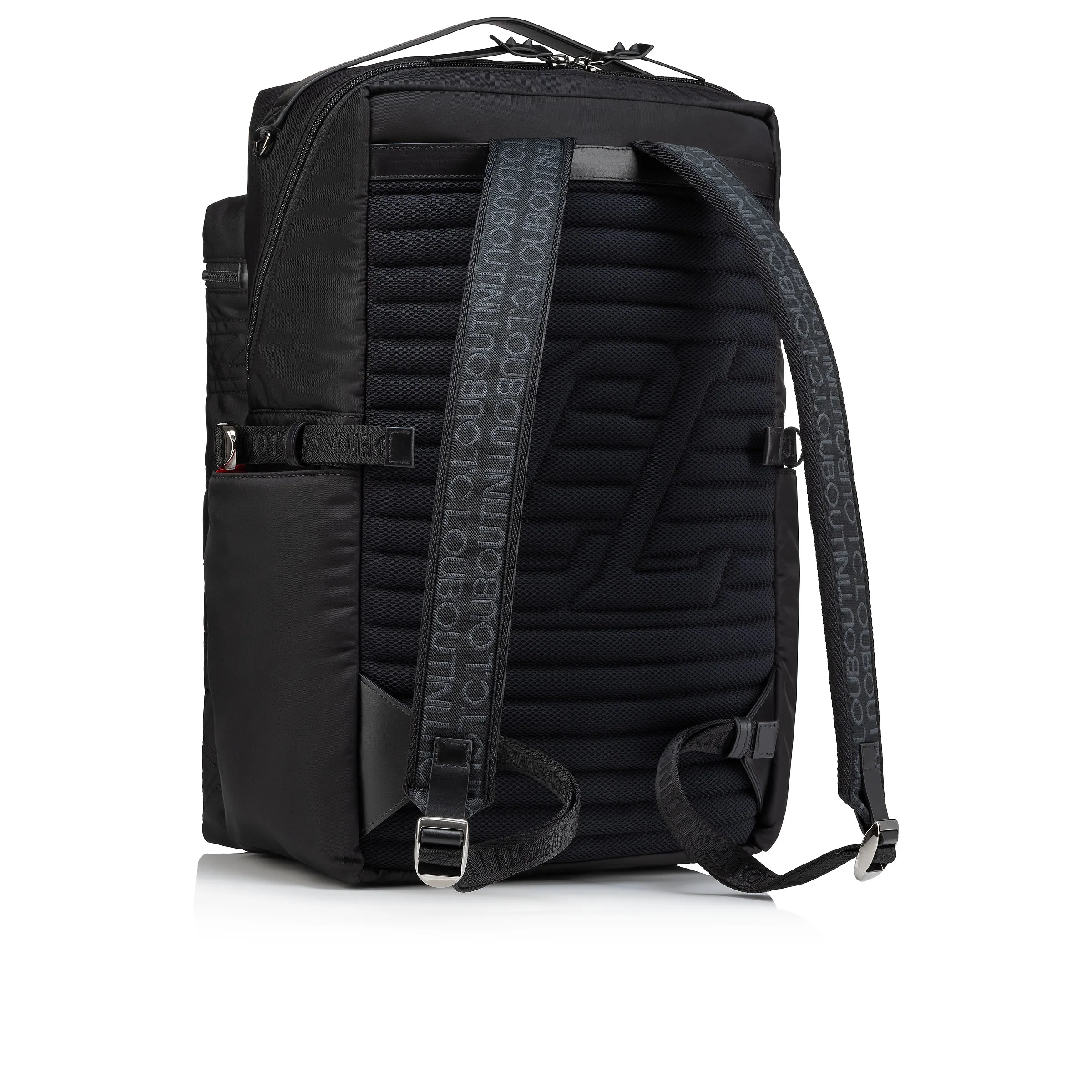 Loubideal Backpack - Rubber and fabric - Black