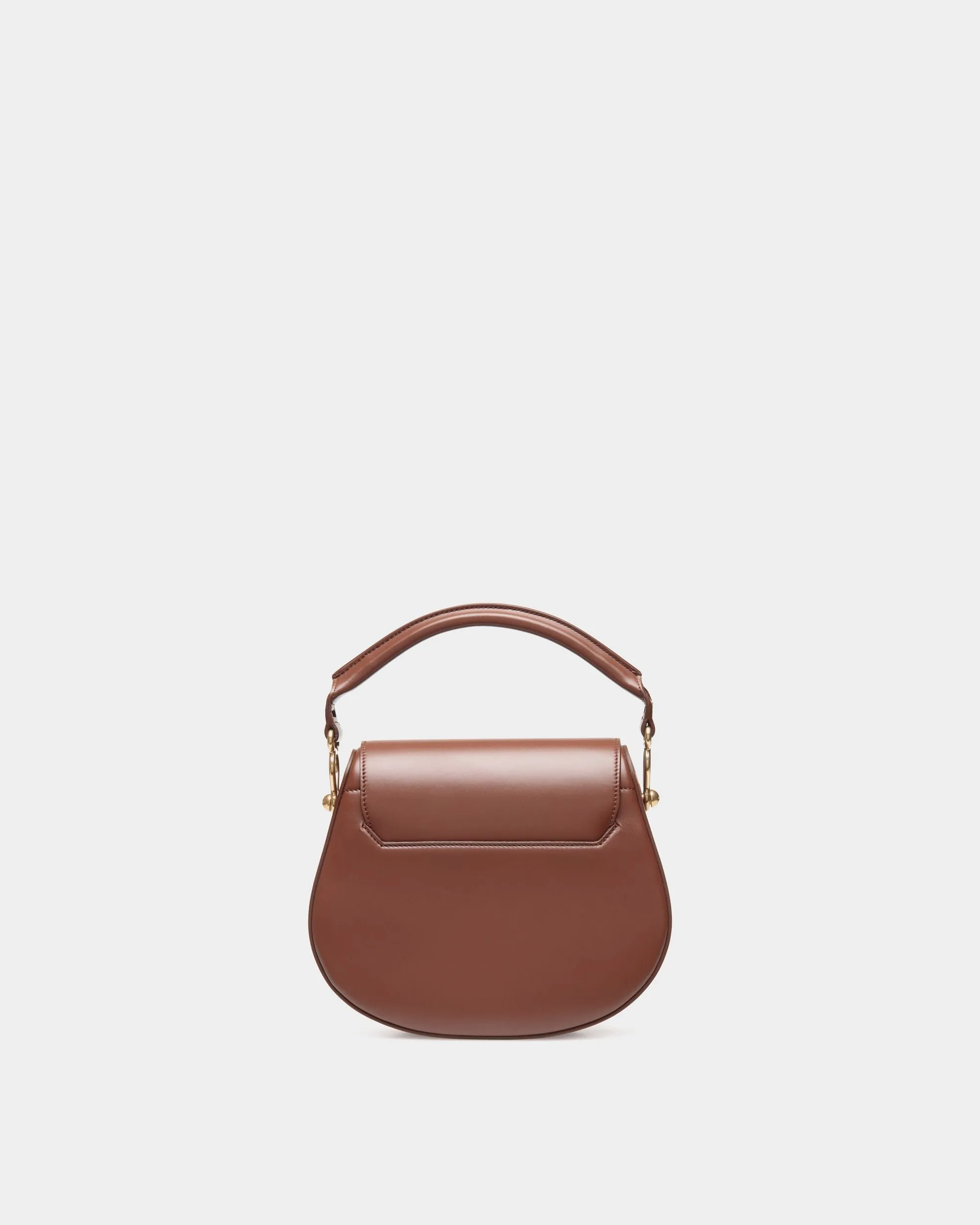 Lune Crossbody Bag In Brown Leather 