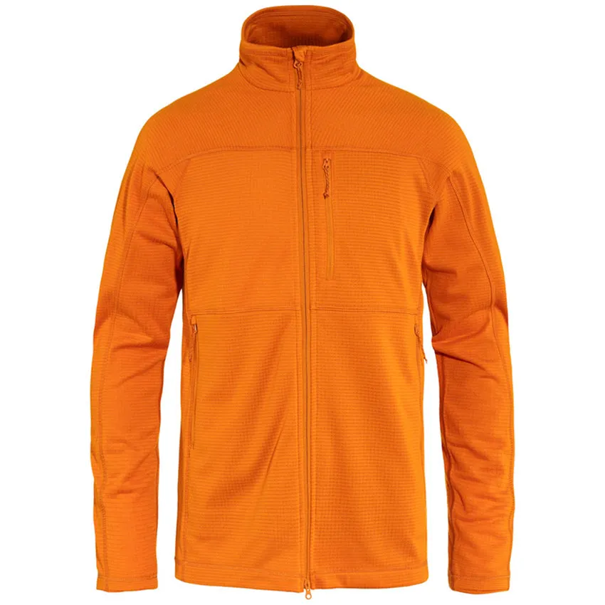 Men's Abisko Lite Fleece Jacket - Sunset Orange