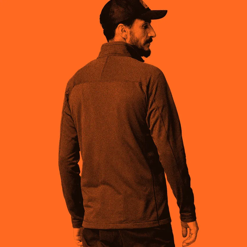 Men's Abisko Lite Fleece Jacket - Sunset Orange