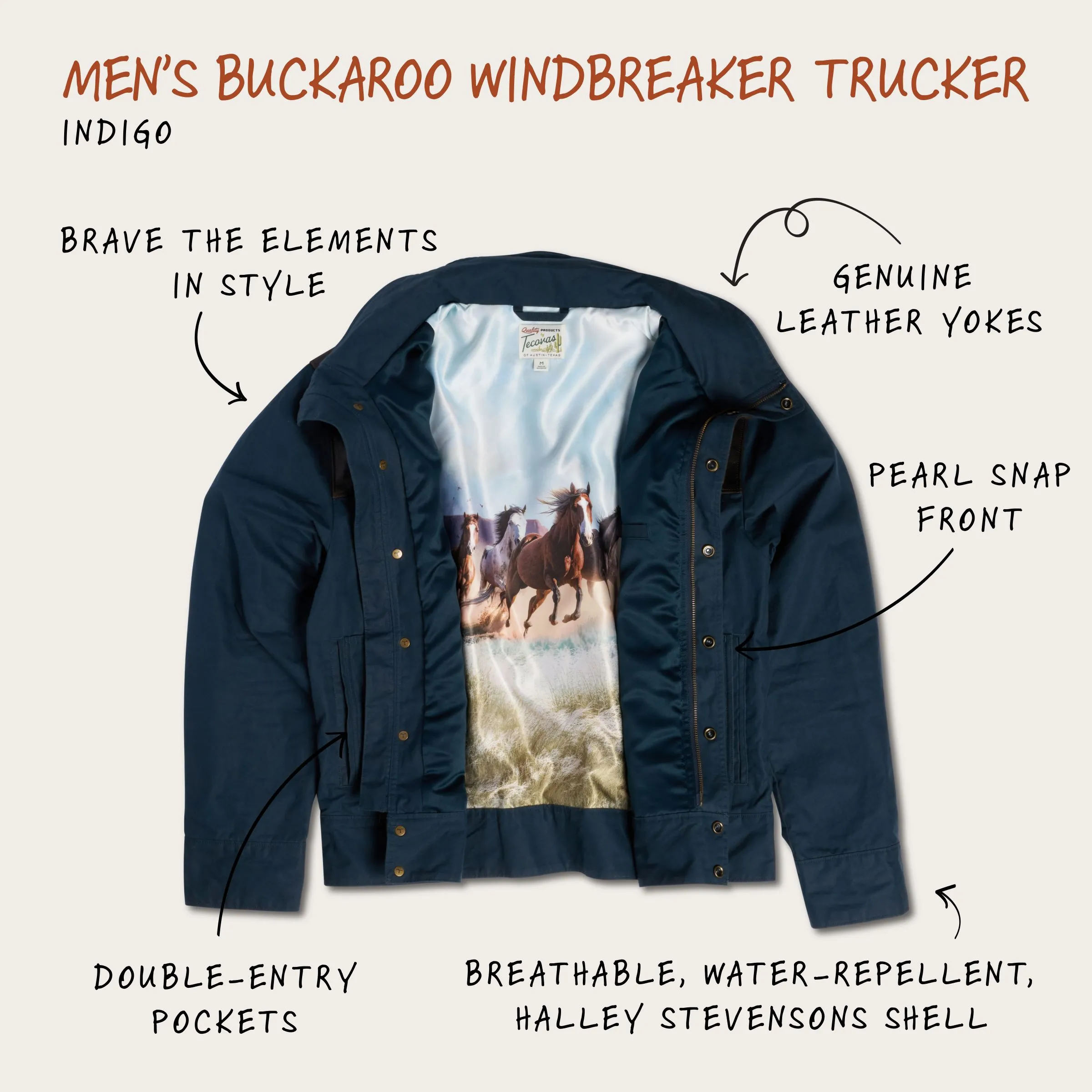 Men's Buckaroo Windbreaker Trucker