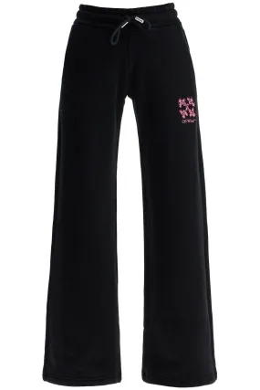 mini arrow joggers OWCH022F24FLE001 BLACK - SEA PINK