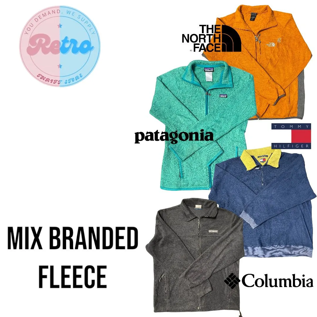 Mix Branded Fleece Jackets 20pcs