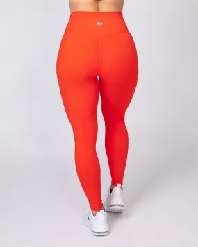 Motion Full Length Leggings - Infrared