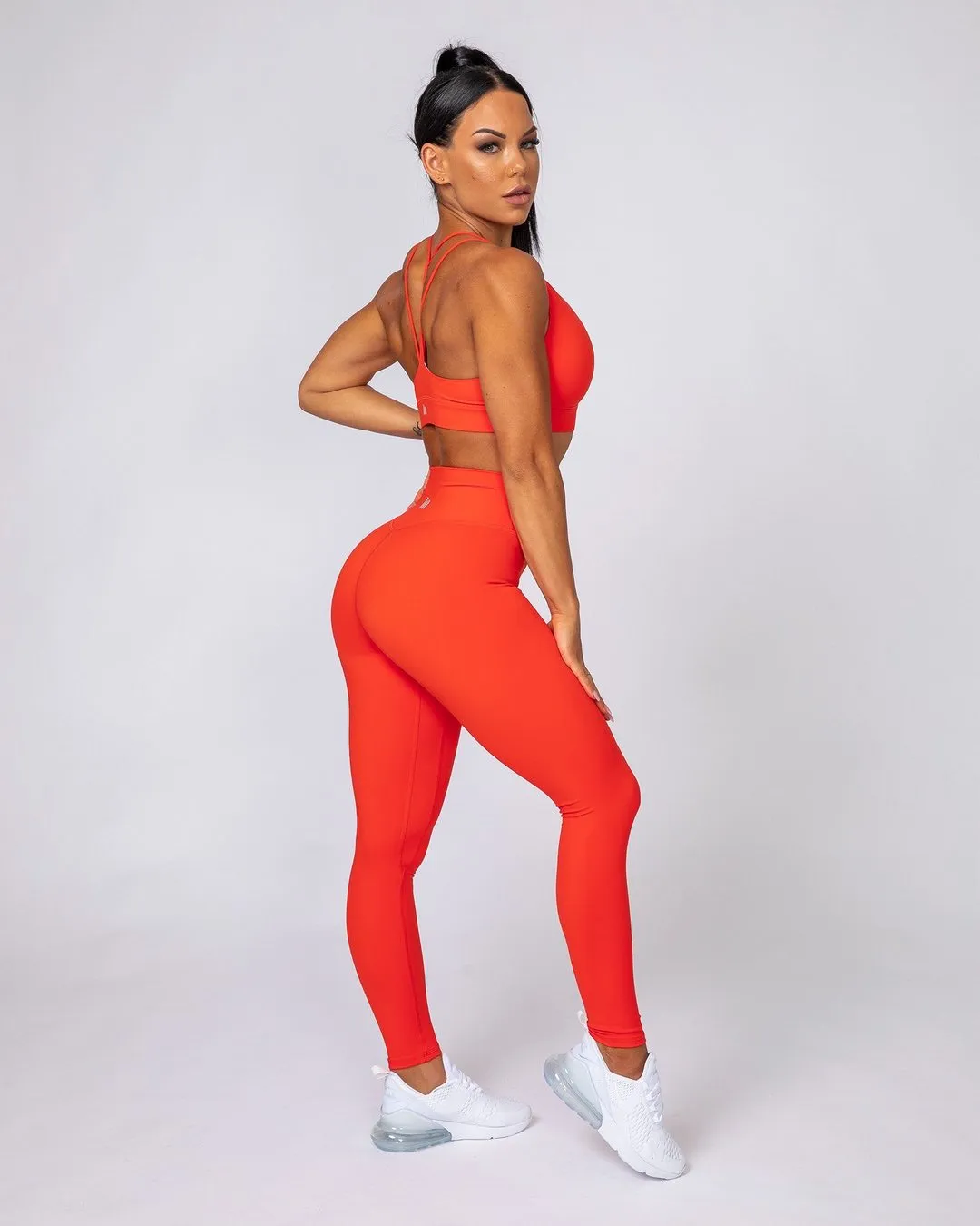 Motion Full Length Leggings - Infrared