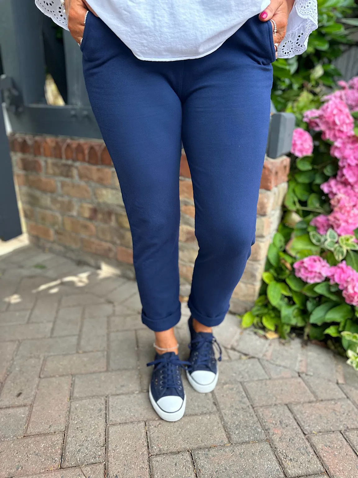 Navy Basic Reema Joggers 2