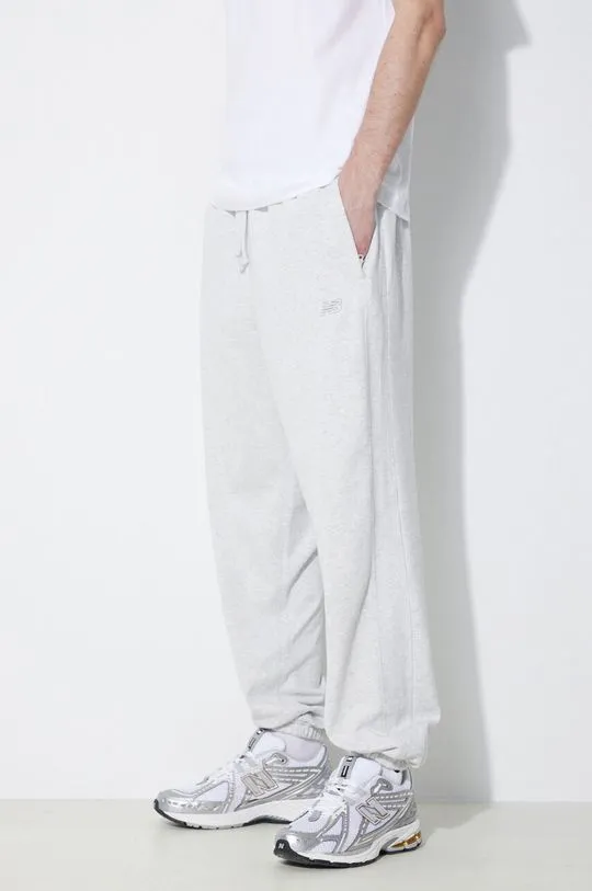 New Balance cotton joggers gray color