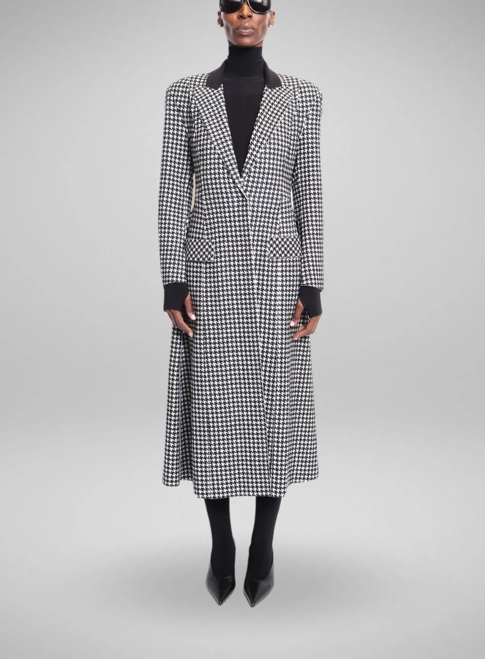 NORMA KAMALI | Single Breasted Boy Fit Riding Coat