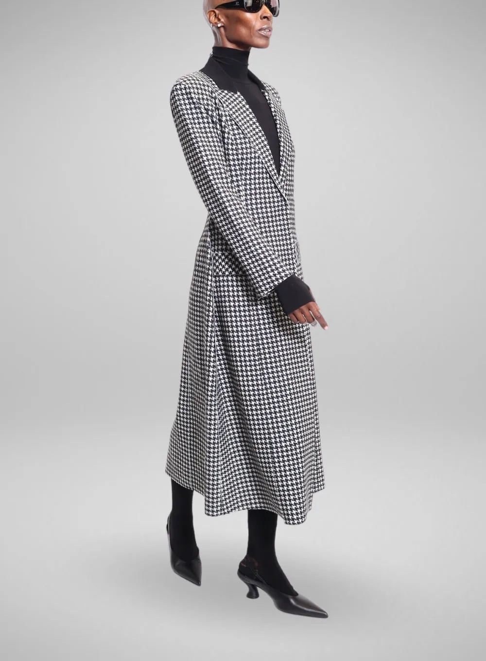 NORMA KAMALI | Single Breasted Boy Fit Riding Coat