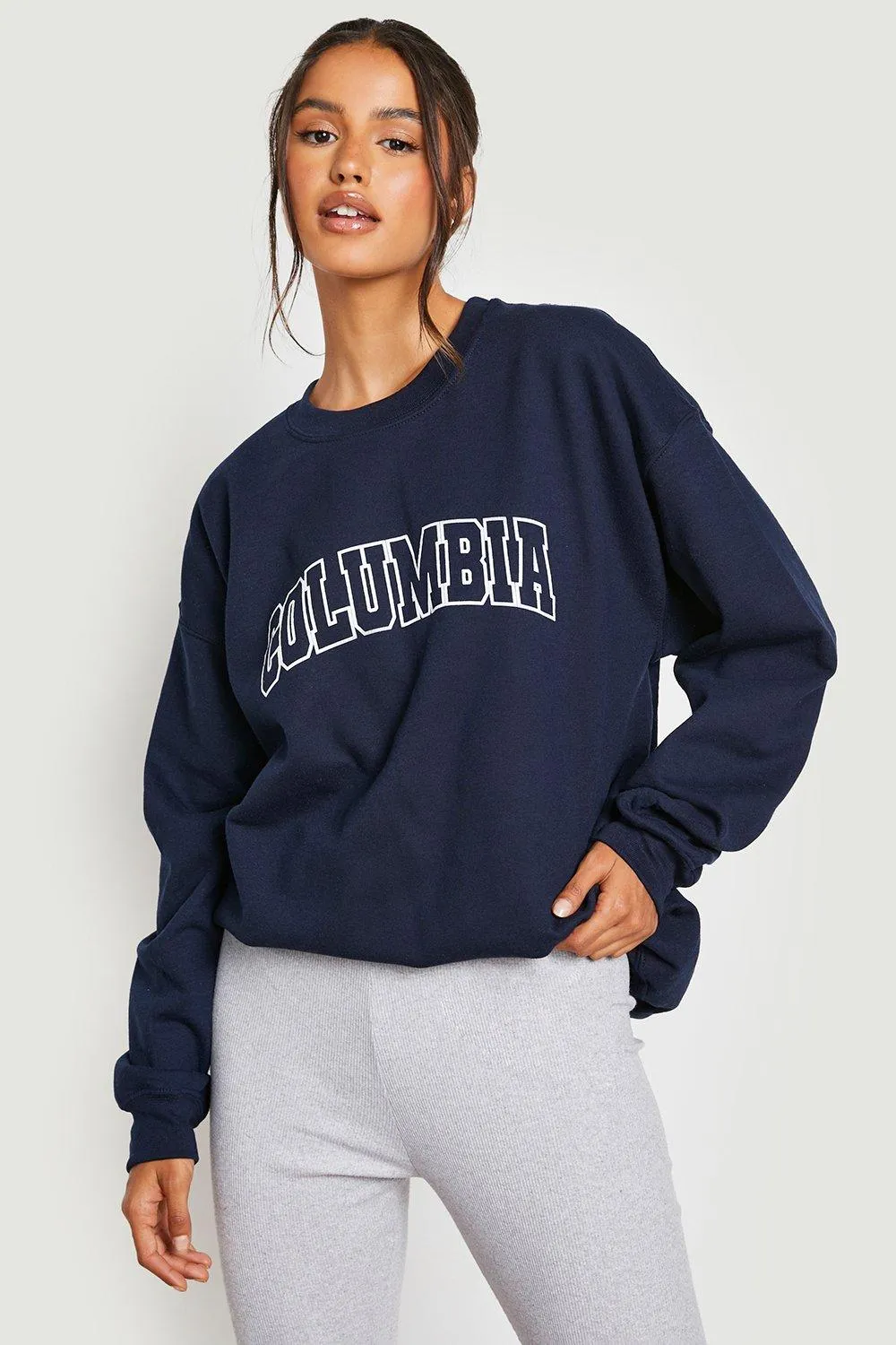 Oversized Columbia Sweater