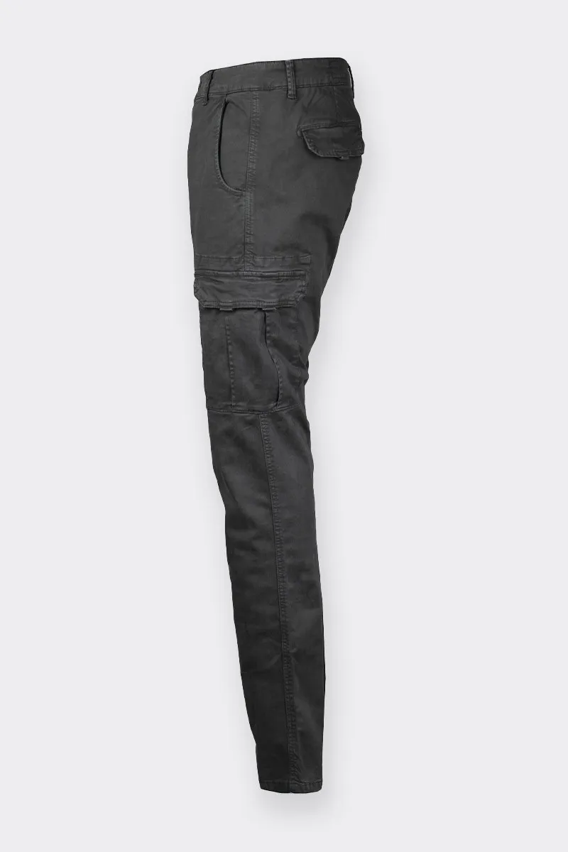 PANTALONE CARGO GRIGIO