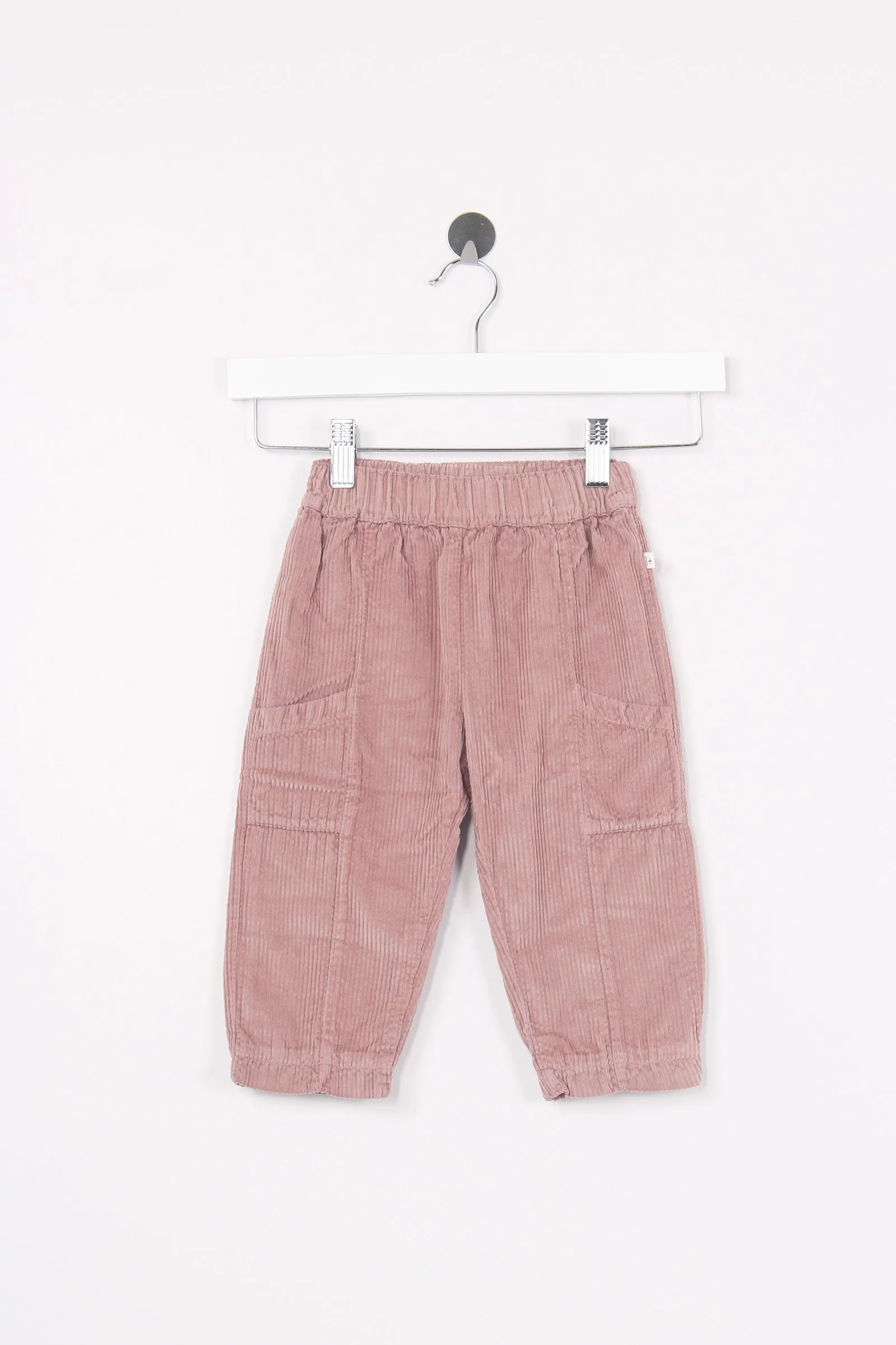 Pantalone Cargo Velluto Mauve