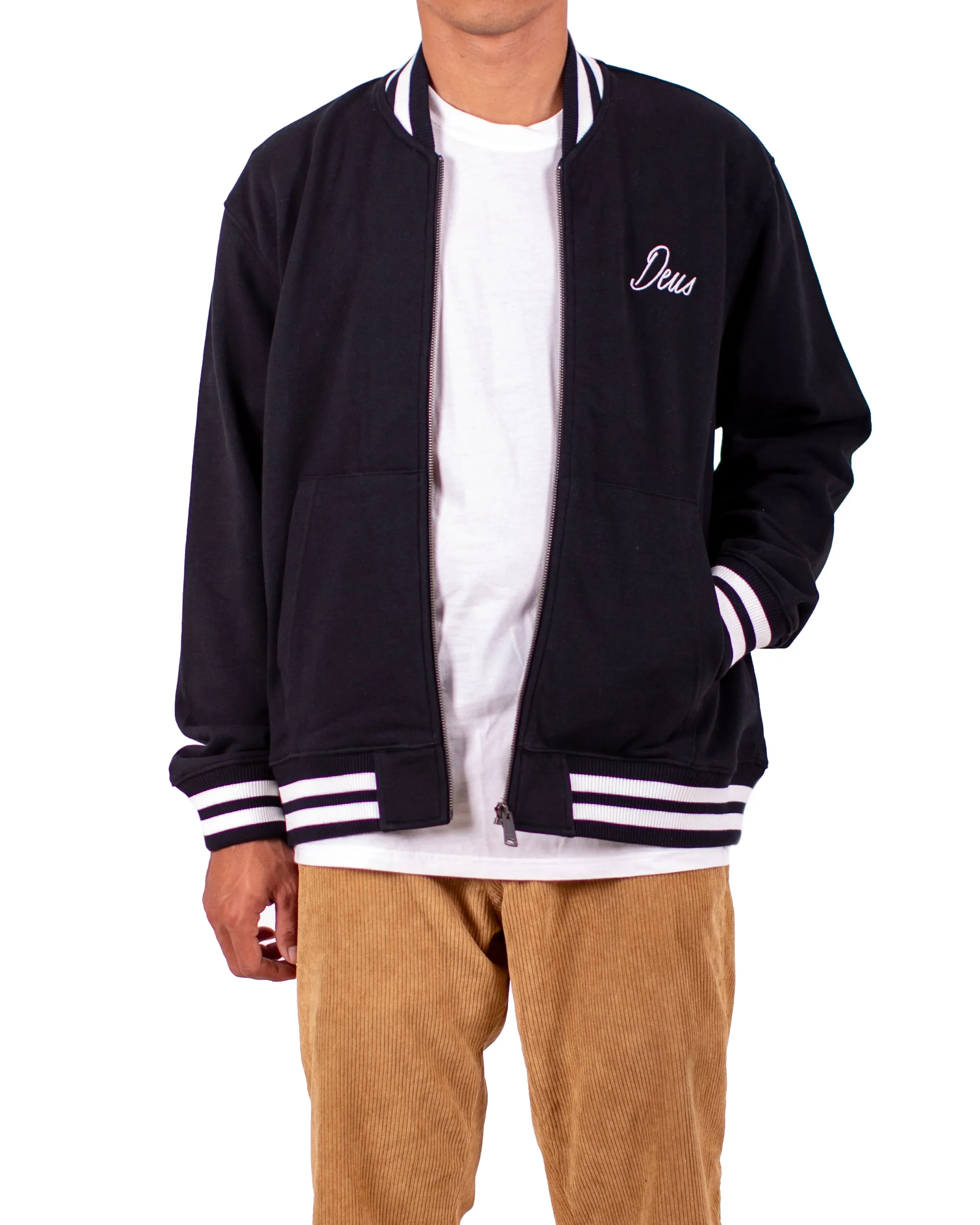 PATRON FLEECE BOMBER - BLACK