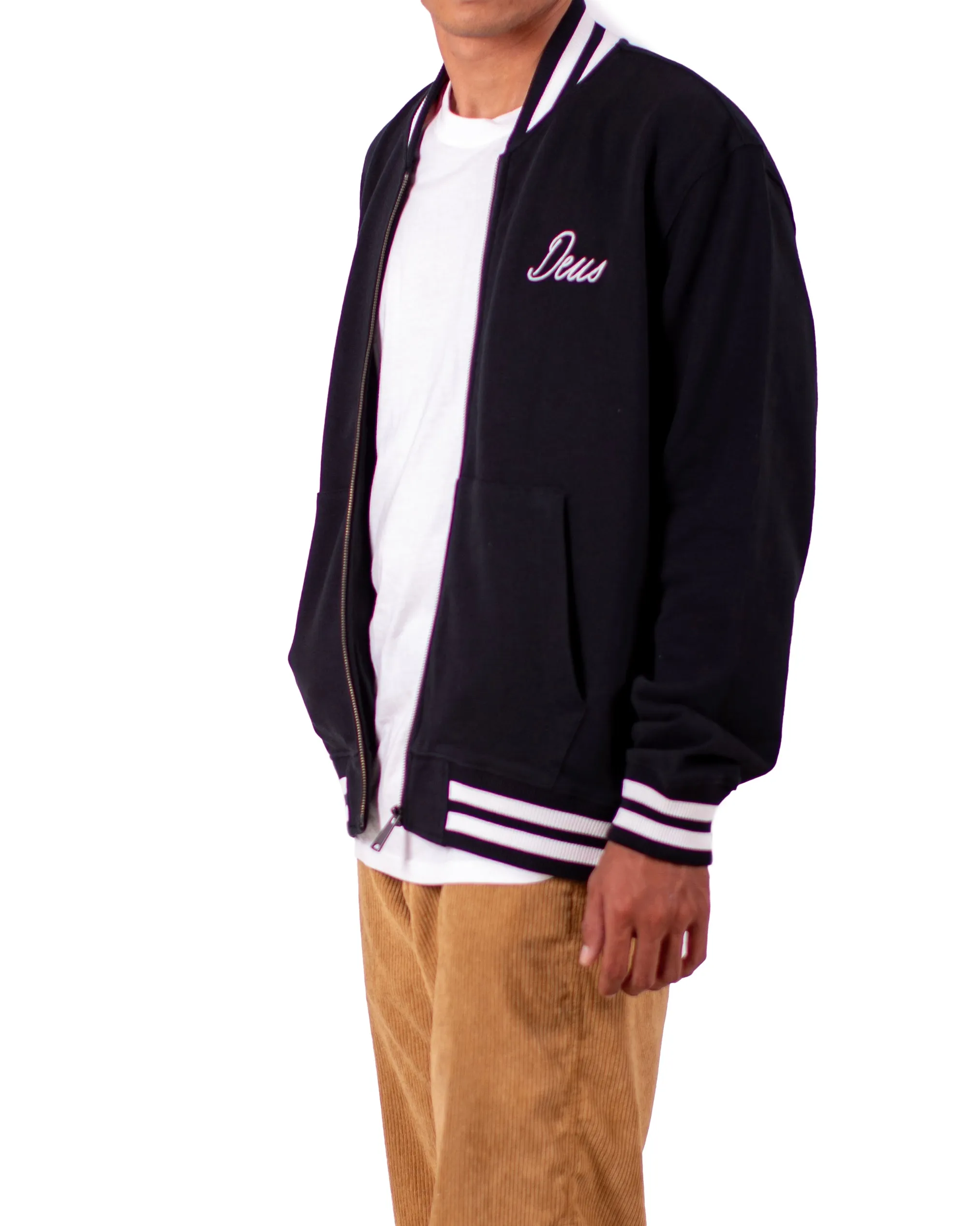 PATRON FLEECE BOMBER - BLACK