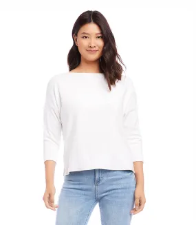 Petite Size Boatneck Top