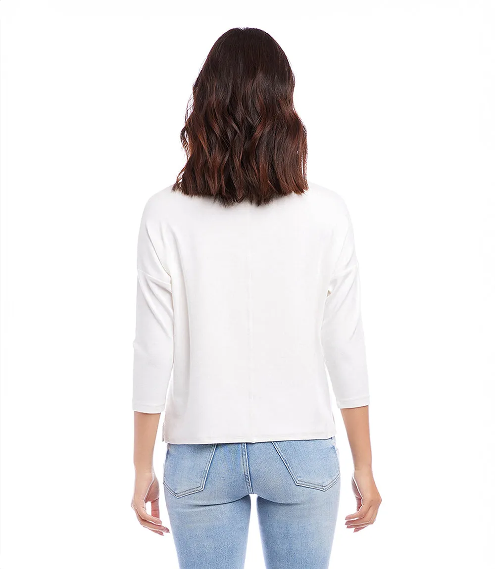 Petite Size Boatneck Top