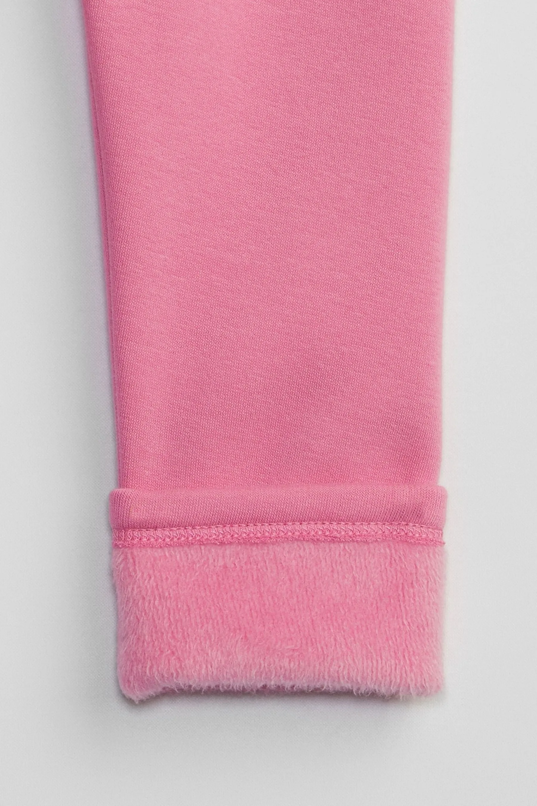 Pink Sherpa Leggings