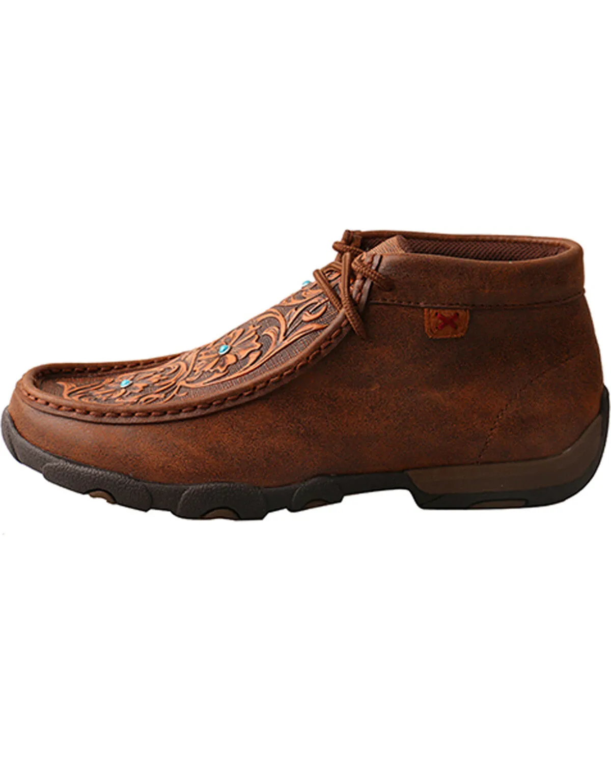 Product Name:  Twisted X Women's Tooled Chukka Driving Mocs