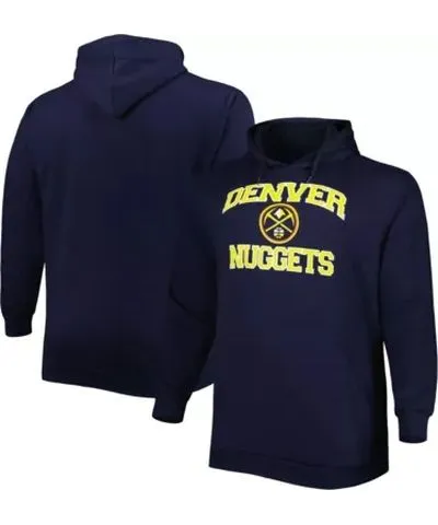 Profile Men's NBA Denver Nuggets Big & Tall Heart & Soul Pullover Hoodie