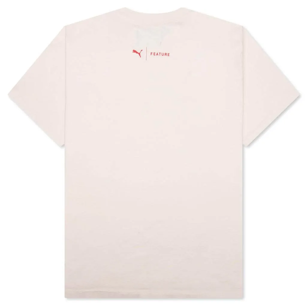 Puma x Feature Racing Tee - Cannoli Cream