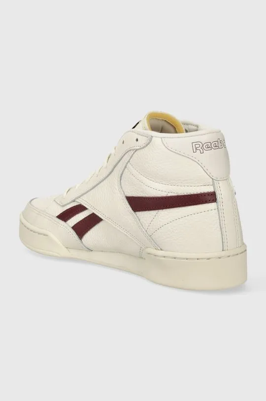 Reebok leather sneakers beige color