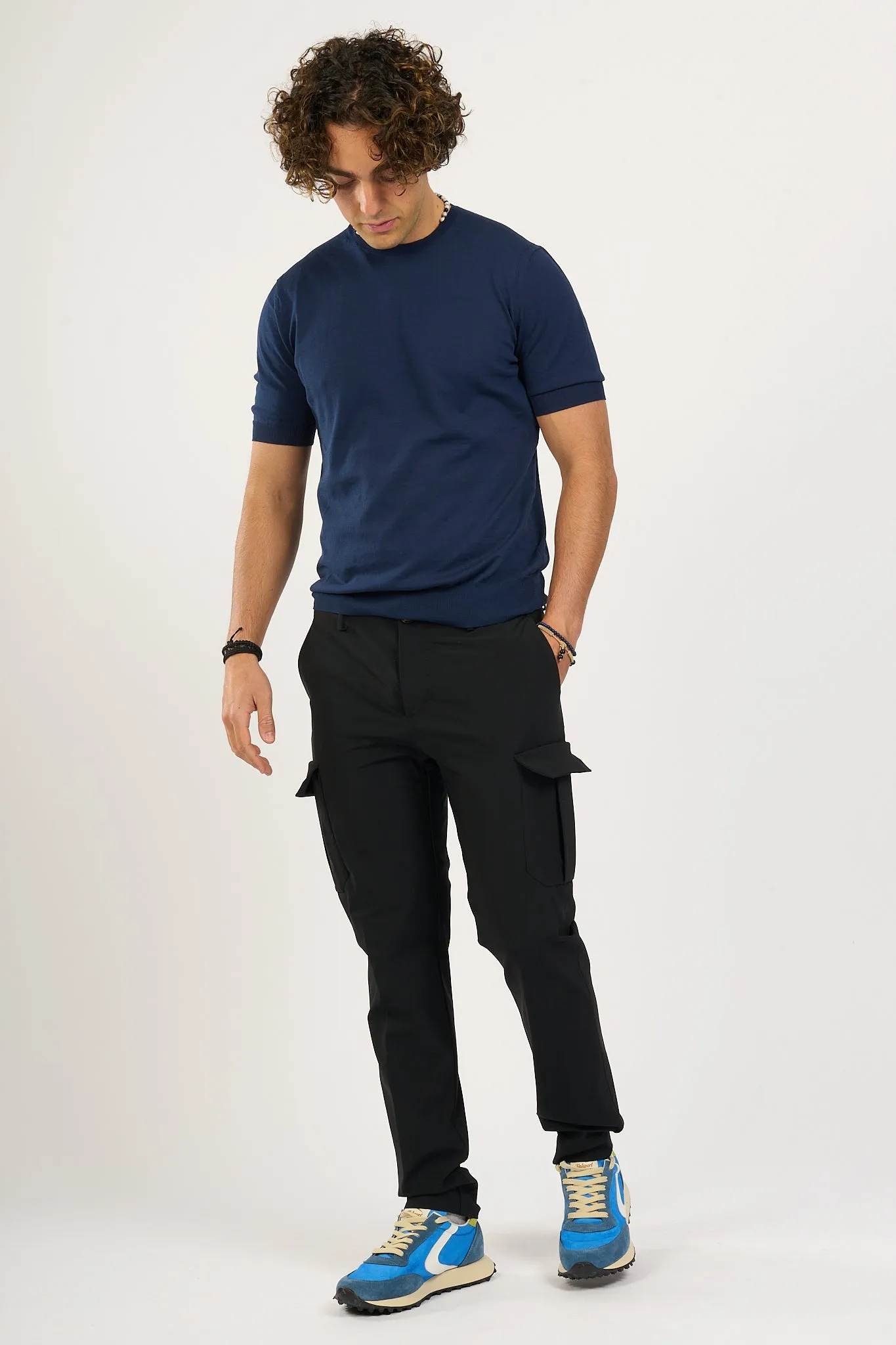 Rrd Pantaloni Revo Cargo Nero Uomo