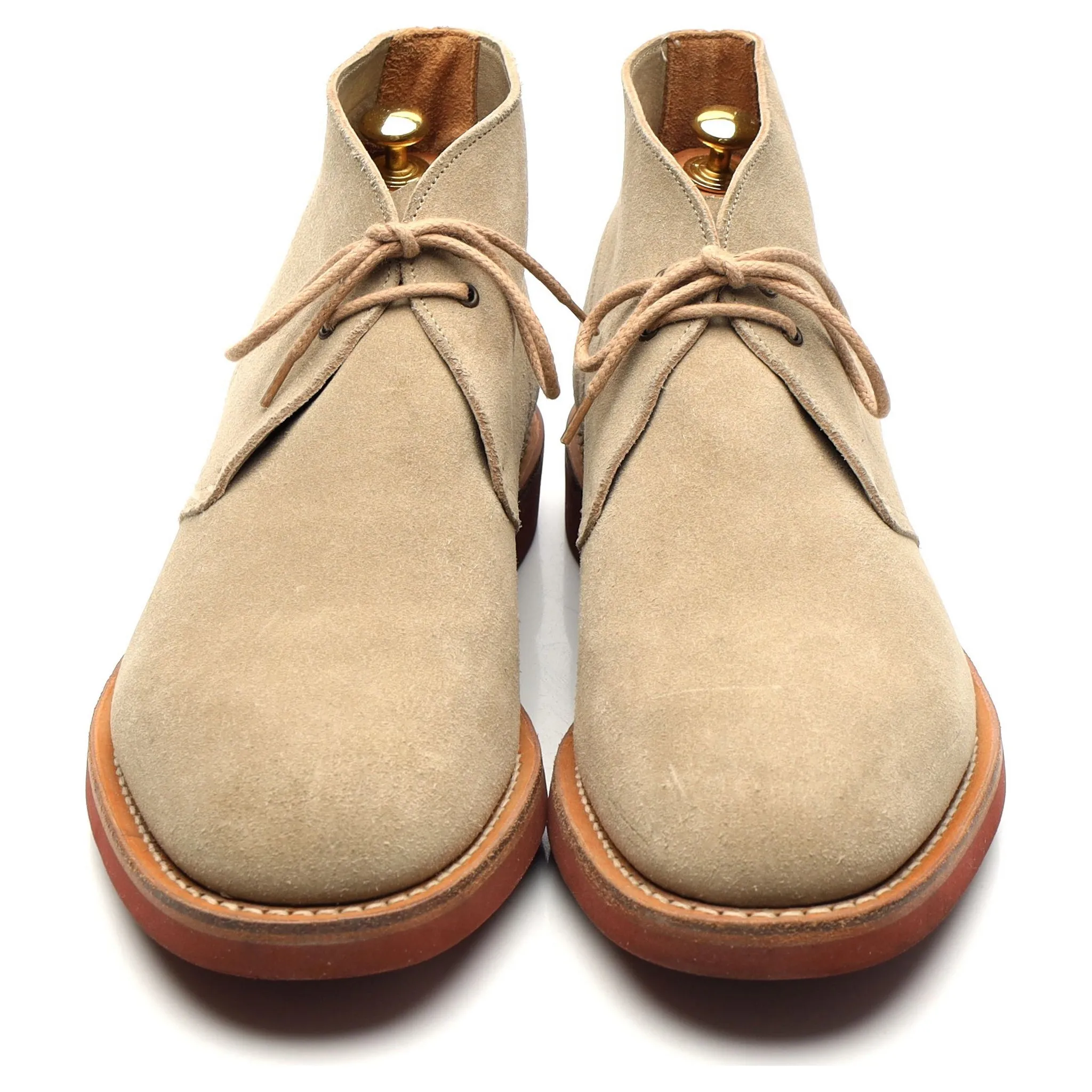 'Sahara' Beige Suede Chukka Boots UK 9.5 G