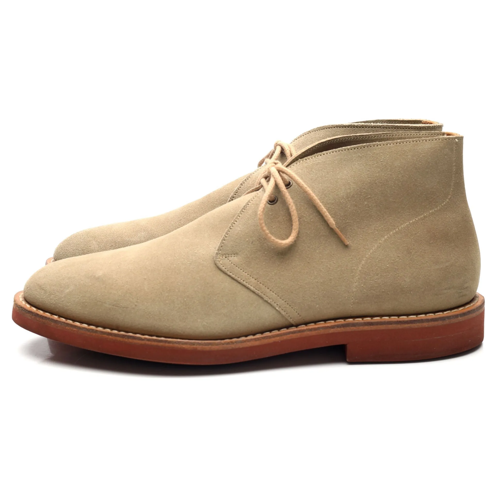 'Sahara' Beige Suede Chukka Boots UK 9.5 G