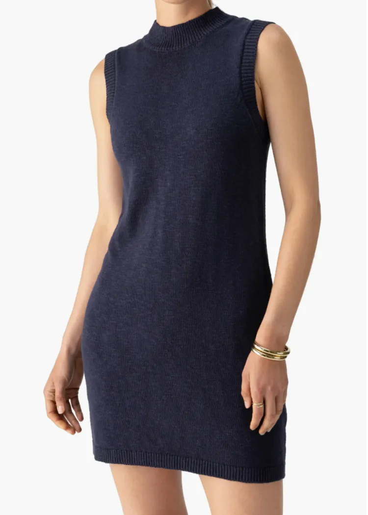 Sanctuary Life Is Easy Sweater Dress- Heritage Navy