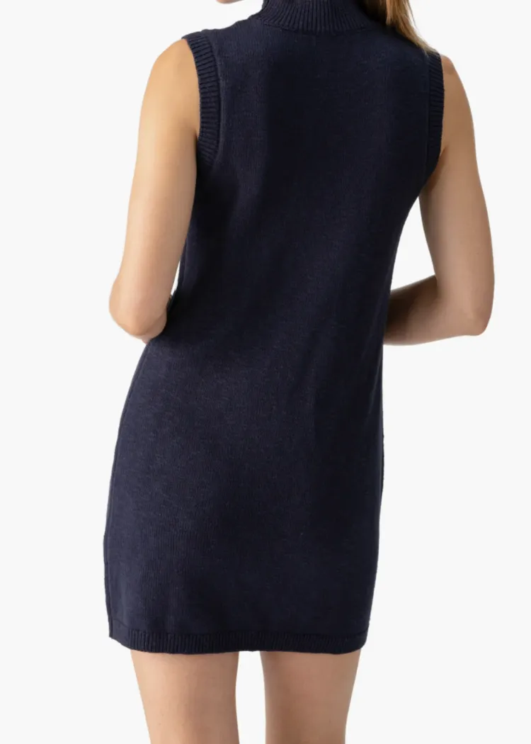 Sanctuary Life Is Easy Sweater Dress- Heritage Navy