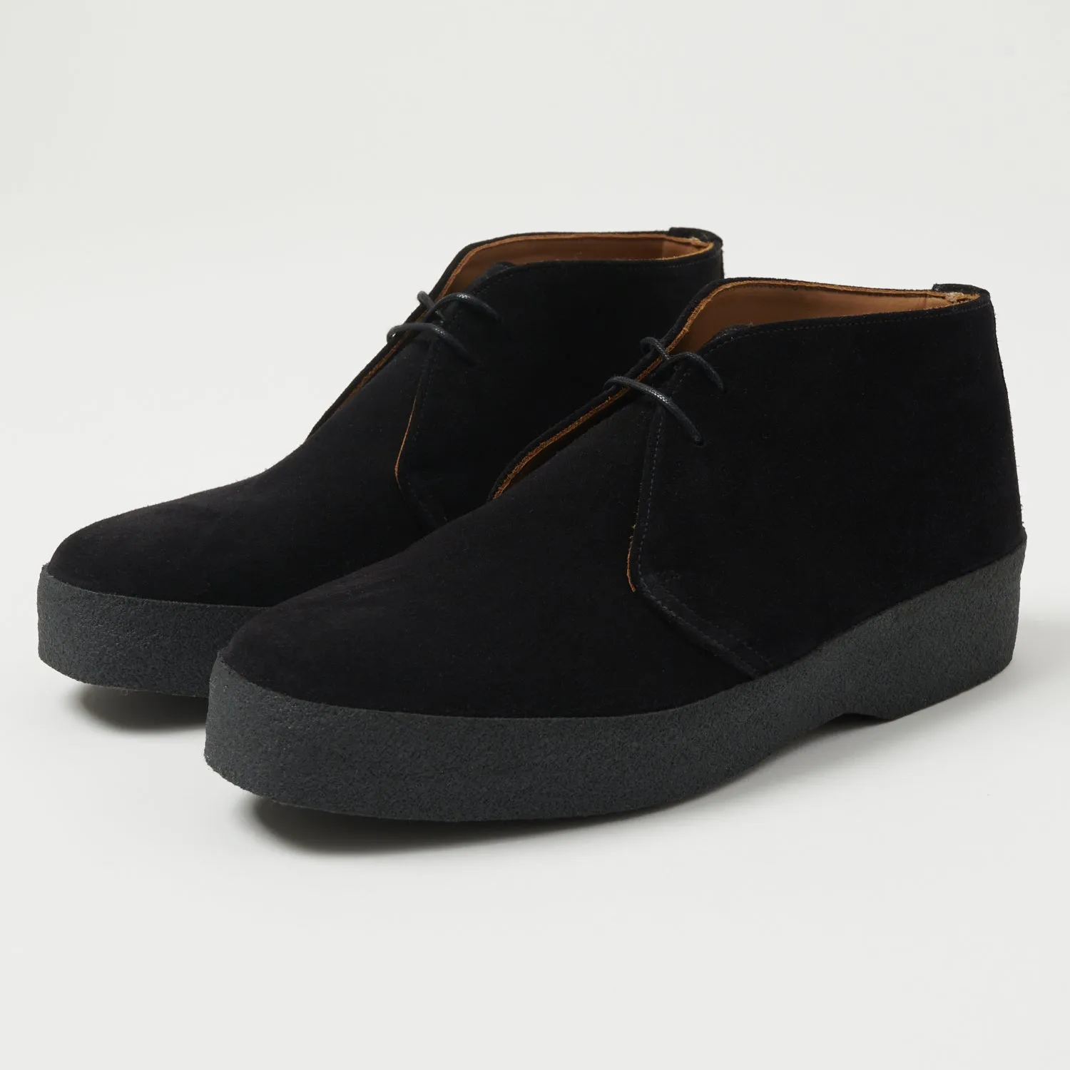 Sanders Japan Collection Brit Chukka - Black Suede