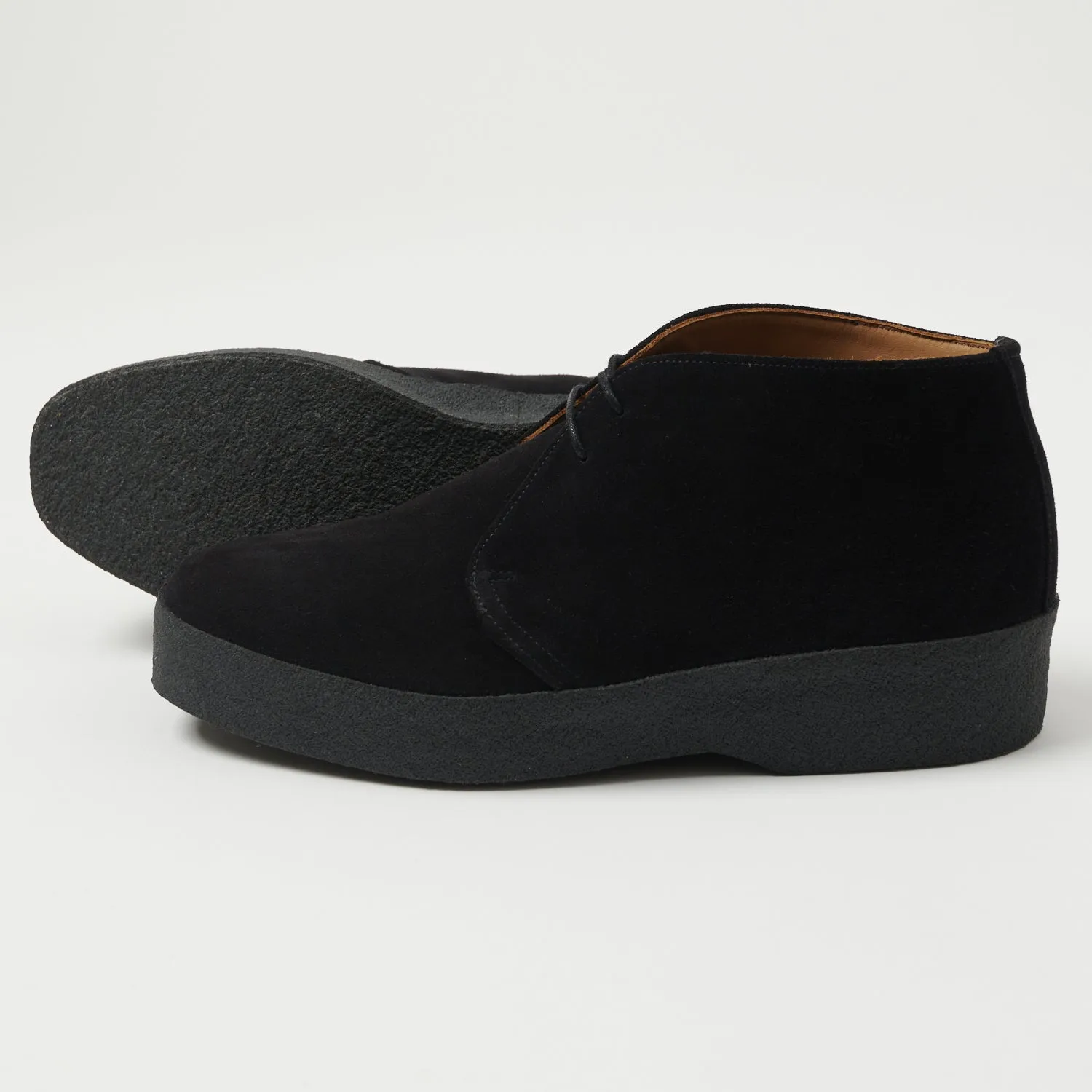 Sanders Japan Collection Brit Chukka - Black Suede