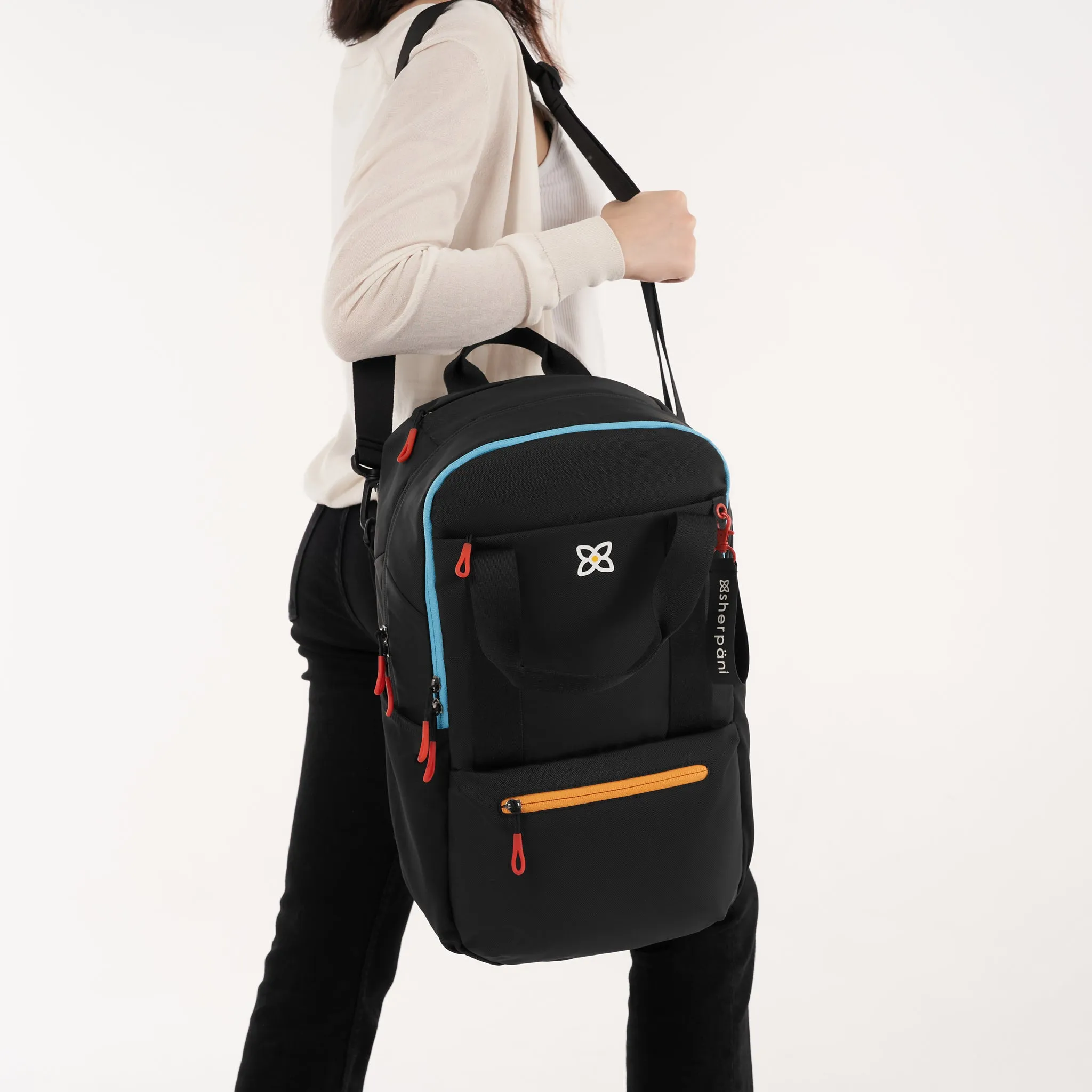 Sherpani Camden Convertible Backpack/Crossbody/Tote Bag chromatic